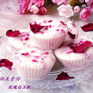 玫瑰白玉糕