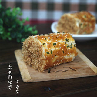 葱香肉松卷