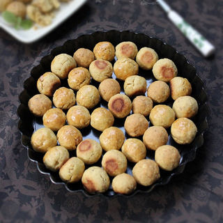 好运滚滚来——燕麦桃酥球