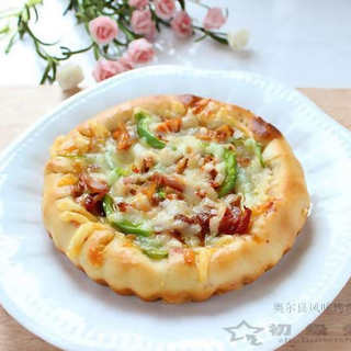 奥尔良风味烤肉披萨