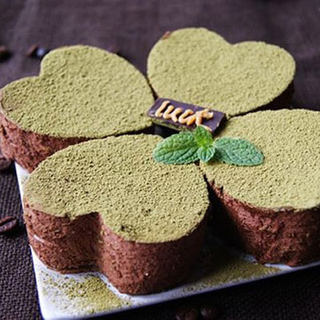 四叶草抹茶巧克力慕斯