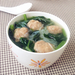 【天津】菠菜丸子汤
