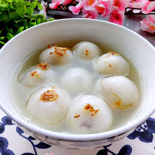 桂花酱豆沙汤圆