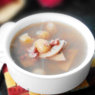 红豆莲藕素汤